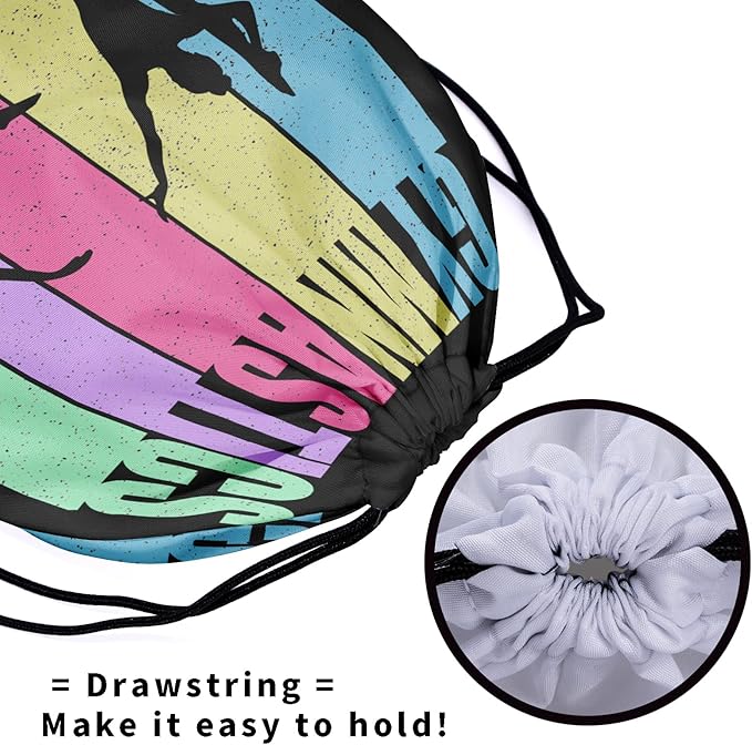 Gymnastics Grip Bag for Gymnasts Gymnastic Drawstring Bag Gym Athlete Bag