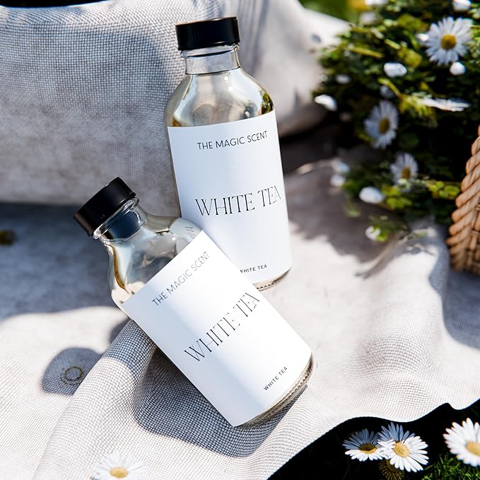 White Tea Diffuser Oil - Hotel & Home Luxury Scents - Diffuser Oil Scents for Home Designed for Use in All Diffusers - 16.9 fl oz, 500 mL