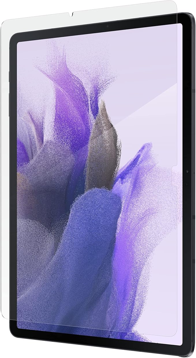 ZAGG InvisibleShield Glass Fusion Plus D3O Screen Protector - Hybrid Glass with D3O for Extreme Impact Protection - Made for Samsung Galaxy Tab S7 FE - clear
