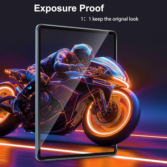 SPARIN Screen Protector for iPad A16 11 inch 11th/10th Generation 10.9 Inch (2025/2022), Tempered Glass with Auto Application Tray for iPad 11/10 Gen, Easy Installation, Case Friendly, 2 Pack