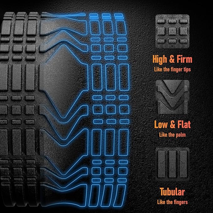 Back Roller, Back Wheel Targeted Back Pain Relief, Yoga Wheel Muscle Massage, Foam Roller for Trigger Point Therapy Physical, Stretching & Exercise, 880lbs Capacity, 10 Inch (Black+Black)