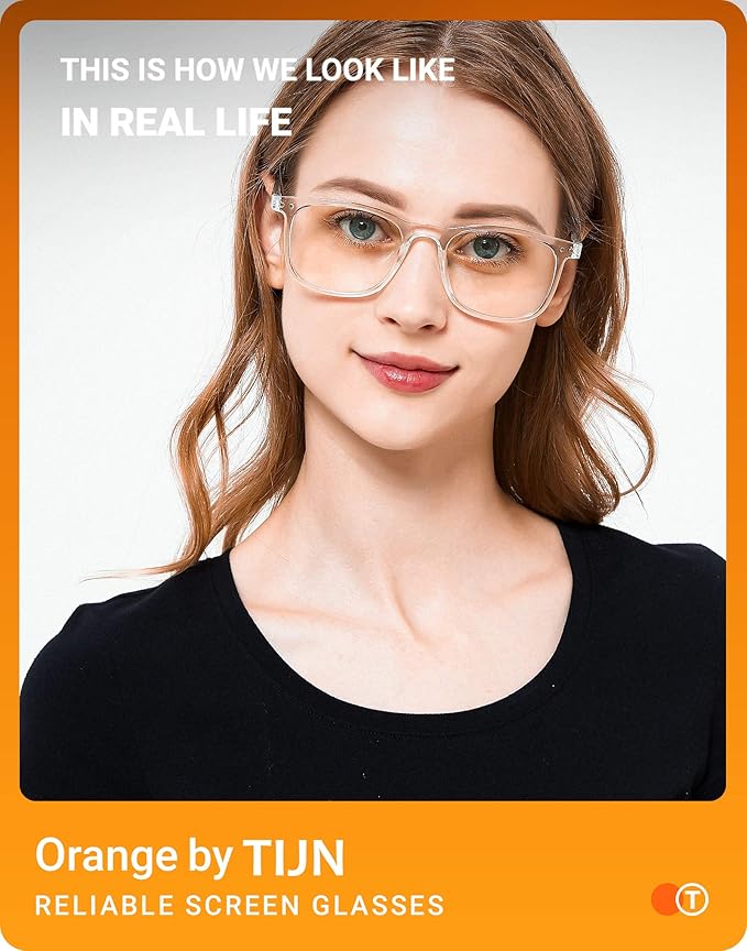 TIJN Sleep Glasses for 99% Blue Green Light Blocking Red Lens for Computer Gaming Screen Fatigue UV Protection