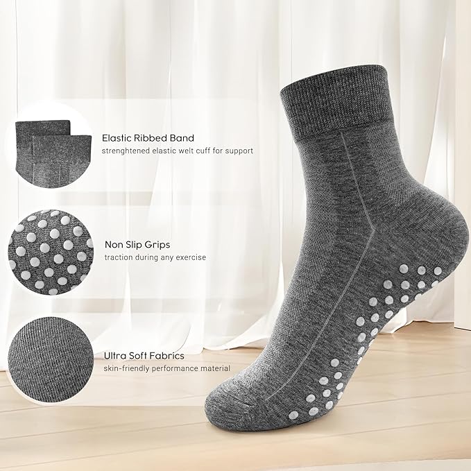 DIBAOLONG Womens & Mens Low Cut Socks, 6-Pair Ankle No Show Athletic Short Cotton Socks