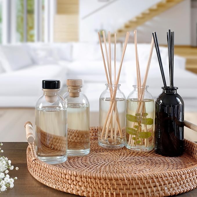 Urban Naturals Vanilla Lime Reed Diffuser Set | Made with Essential Oils | Zesty Lime, Sweet Cane Sugar, Creamy Vanilla & Tonka Bean | Made in The USA