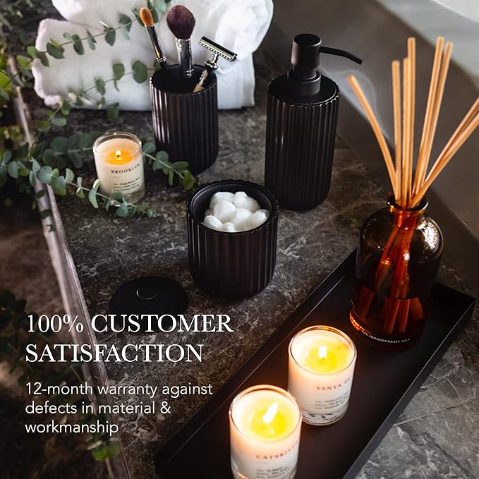 Bathroom Accessory Set, Bathroom Sets Accessories, Matte Black Bathroom Accessories Sets Complete, Bathroom Assesssories Set, Farmhouse Bathroom Decor, Bathroom Soap Dispenser Set, Boho Bathroom Decor