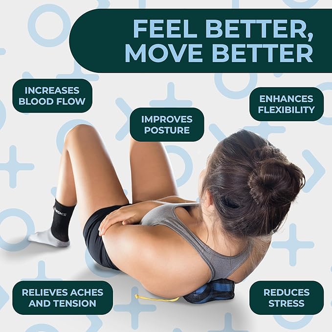 Deep Recovery Yoga Deep Tissue Massage Ball Set – Myofascial Release Balls for Feet, Back, Neck, Legs & Arms – Trigger Point & Mobility Therapy (2-Pack)