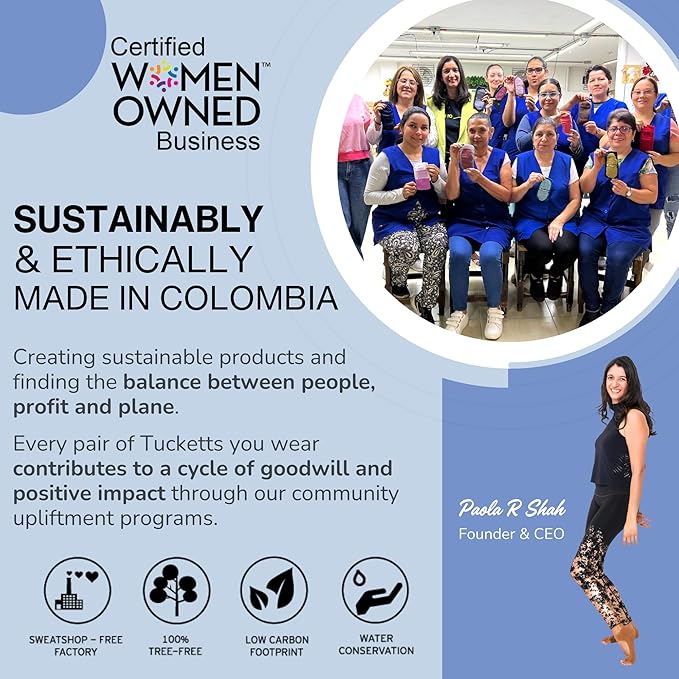 Tucketts Flow Toeless Pilates Socks with Grips for Women, Non-Slip Barre Yoga Socks for Barefoot Workouts, Sizes 5-13, 1 Pair