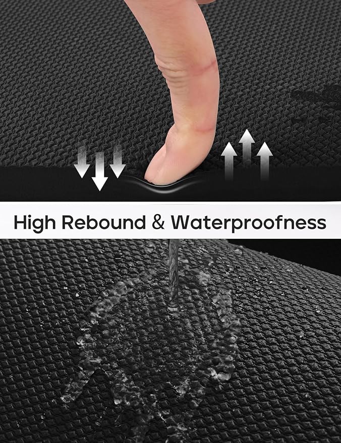 Yoga Knee Pads Cushion Non-Slip Knee Mat by Heathyoga, Knee Pad for Gardening Yard Work, Yoga Knee Pad Cushion for Yoga and Floor Exercises Yoga Mat Accessory 26"x10"x0.5"