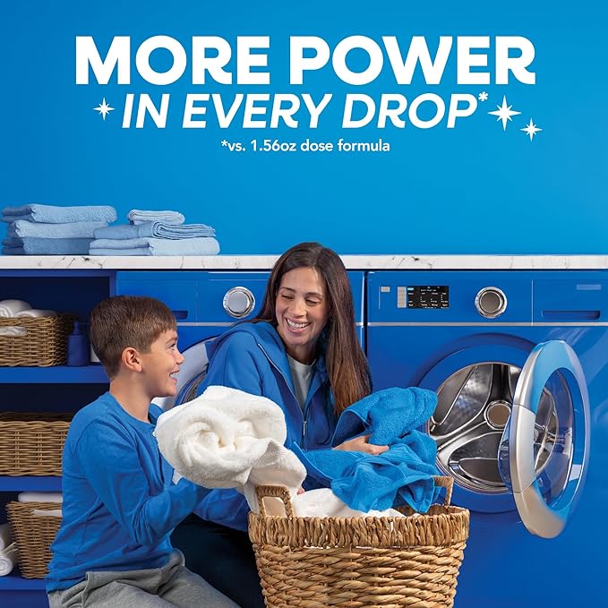 Persil Original Everyday Clean, Liquid Laundry Detergent, High Efficiency (HE), Deep Stain Removal, Ultra Concentrated, 50 fl oz, 66 Loads