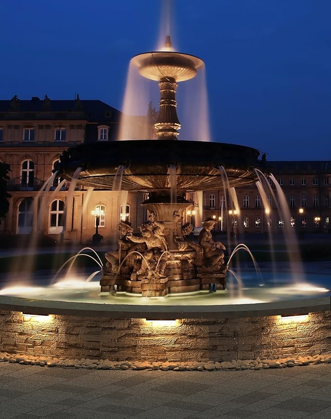 6 Pack 7 Inch Retaining Wall Lights, 2.5W Hardscape Step Lights 12V-36V AC/DC Landscape Lighting, Low Voltage Outdoor Step Lights, IP67 Waterproof Pavers Lights 2700K