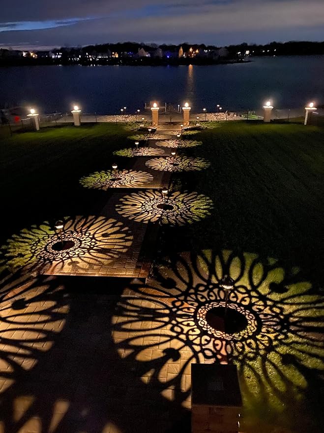 VOLT ShadowMaster 12V Integrated LED Cast Brass Path Light (Bronze) for Low Voltage Landscape Lighting on Outdoor Pathway, Walkway, Garden, Driveway or Patio