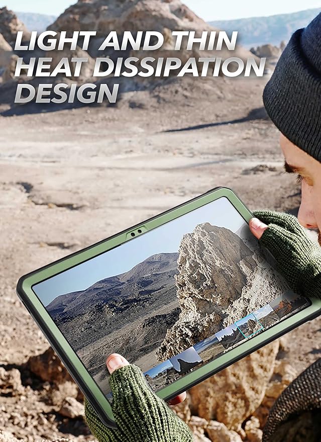 SUPCASE for Galaxy Tab A8 Case with Stand (Unicorn Beetle Pro), [Built-in Screen Protector] Full-Body Rugged Shockproof Heavy Duty Protective Tablet Case for Samsung Galaxy Tab A8 10.5 Inch, Guldan