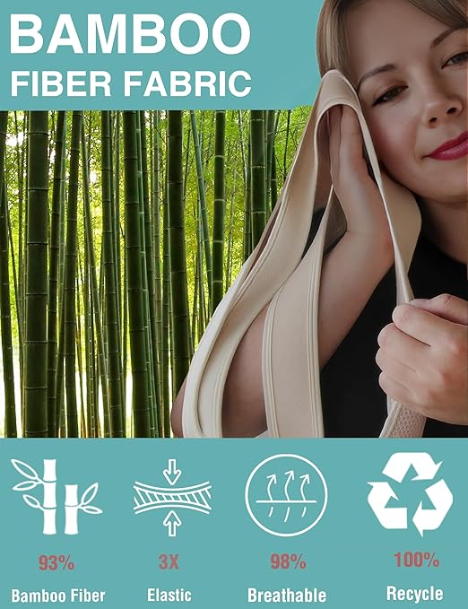 Posture Corrector for Women Men,BI-Straps Back Straightener - Bamboo Fiber Back Brace Posture Corrector - Instant Upper Back Pain Relief (Beige, L/XL)