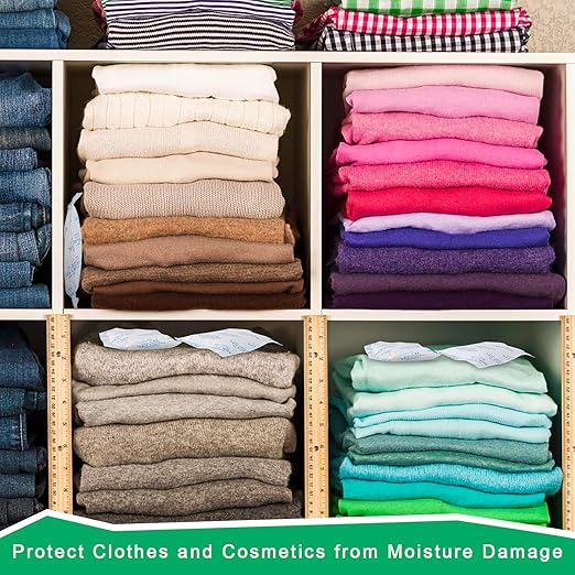 O2frepak 500 Gram(2Pack) Food Grade Moisture Absorber Silica Gel Desiccant Packets for Storage,Desiccant Silica Gel Packs Food Safe for Moisture