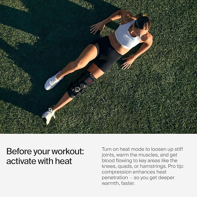 Hyperice X 2 Knee Advanced Heat and Cold Contrast Therapy - Pain and Inflammation Relief - Provides Increased Range of Motion - FSA/HSA Eligible