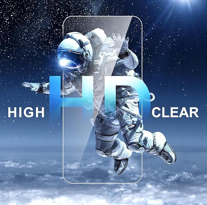 ImpactStrong Shatterproof Tempered Glass Screen Protector for iPhone 15 / iPhone 16 [Easy Installation Frame] [Bubble Free] [9H Hardness] [Full Coverage] Case Friendly, 6.1 Inch - (3-Pack)