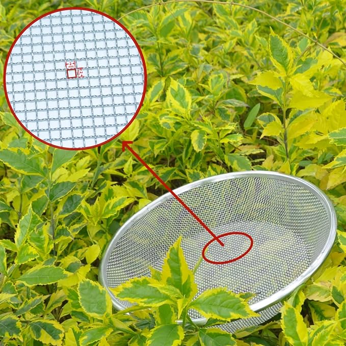 Mesh Gardening Sifter, 2mm Sieve mesh Size， Perfect for 5 Gallon Bucket,for Sand Rocks Dirt Compost (2mm)