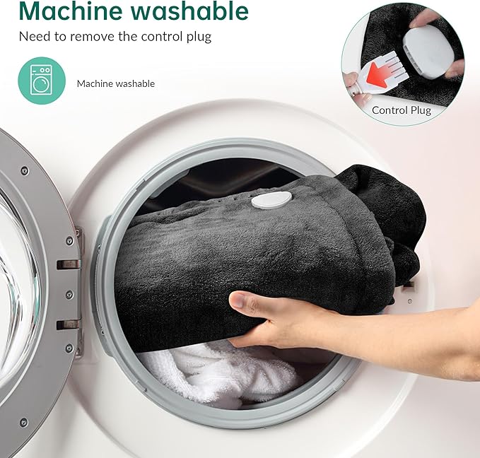 Heating Pad for Neck and Shoulders and Back, Heated Pad for Back Pain Relief, Extra Large Heat Pad, Machine Washable Father Husband,Gifts for Dad Men Mom Women