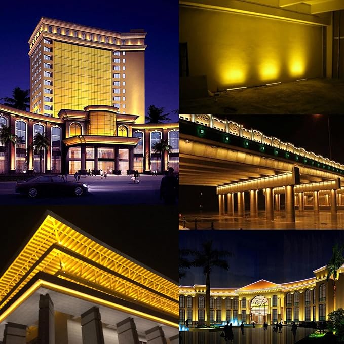 Wall Washer Lights Bar Outdoor,3000K Sign Lighting Wall Wash Outside 36W Linear Outdoor Landscape Light 38.9 Inches with US Plug 120V for Advertising Billboards,Building Commercial Lighting