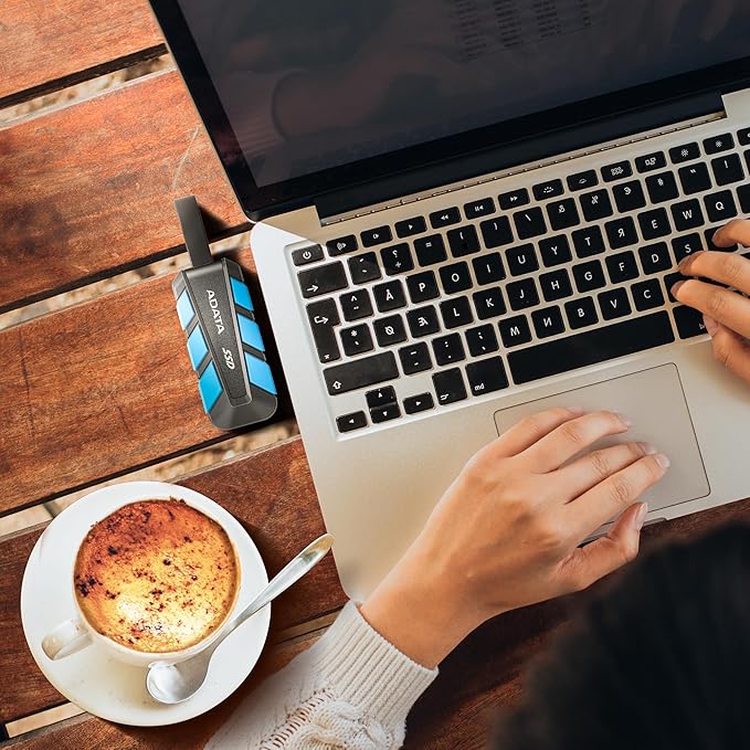 ADATA SC740 External Solid State Drive 1000GB, USB 3.2 Gen2 USB-C External Portable SSD - up to 1050 MB/s