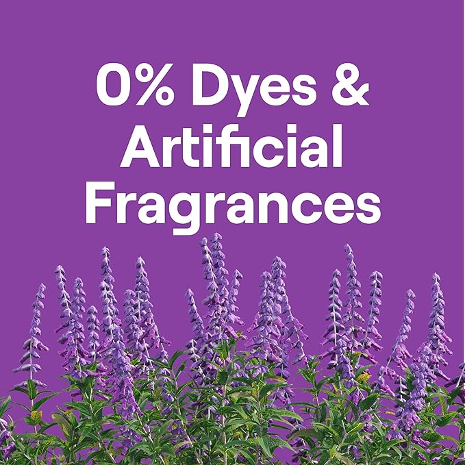 Seventh Generation Concentrated Laundry Detergent, Stain Fighting Formula, Fresh Lavender scent, 40 oz (53 Loads)