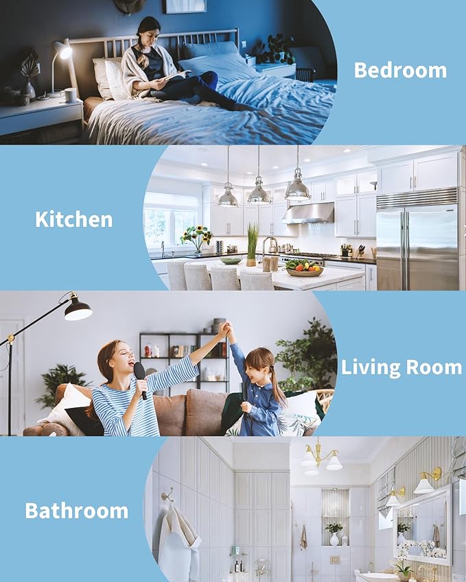 TJOY 24 Pack LED Light Bulbs, 100 Watt Equivalent A19, 5000K Daylight LED Bulb, 15W Bright White Energy Saving Lightbulbs with E26 Standard Base, 1500 Lumens Non Dimmable Lamp for Home Bedroom Kitchen