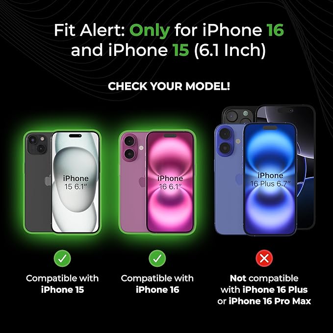 Deppa |2 Pack| Anti-Blue Light Screen Protector for iPhone 16/15 (6.1') | Scratch Resistant Tempered Glass | 3D Edge to Edge Coverage | Easy Installation Kit | Eye Safeguard TÜV Certified