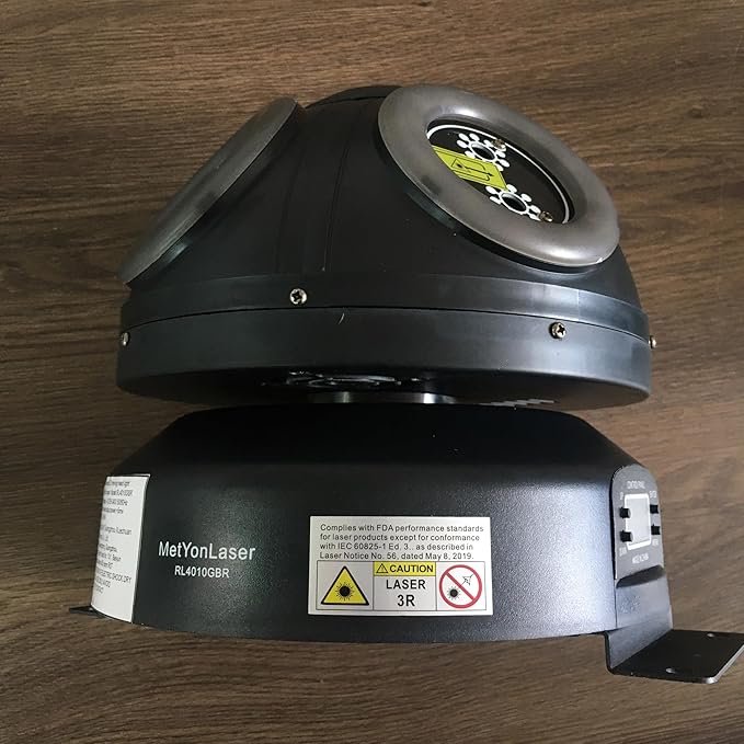 Magic Ball DJ Lights RGB Beam Effect Moving Head Light, Infinite Rotation with DMX Control and Sound Activated Disco Lights