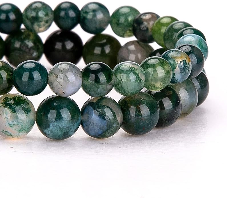 Bivei Natural Semi Precious Gemstone beads bracelet for women - Life Tree and Leaf Charm Energy Reiki Crystal Stretch Bracelets