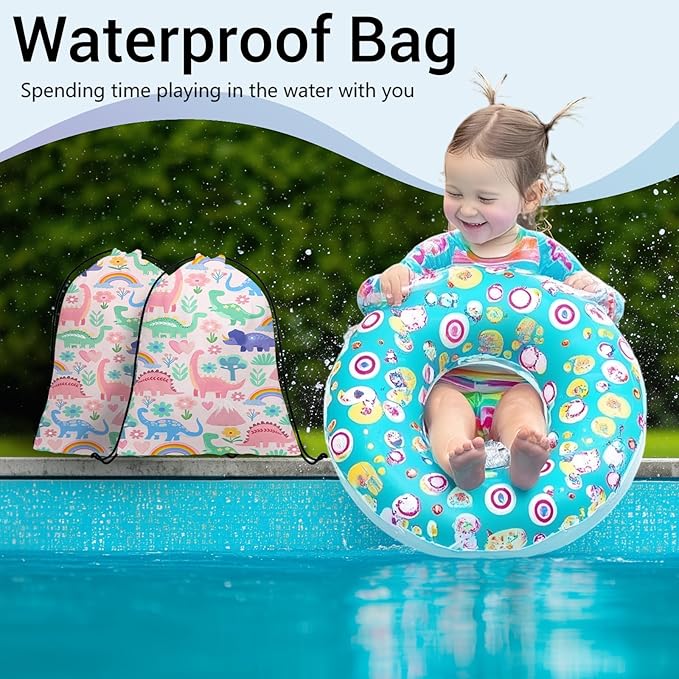 Cute Dinosaur Gymnastics Grip Bag Small Storage Pouch Portable Drawstring Bag Party Favor