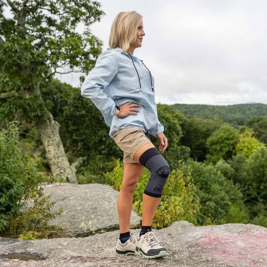 OrthoSleeve Compression Knee Brace/Sleeve for ACL, MCL, Injury Recovery, Meniscus Tear, knee pain, aching knees, patellar tendonitis & arthritis