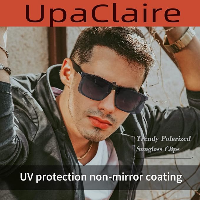 Night Driving Glasses and sunglasses Clip-On, Polarized Glare Reduce, High Definition Vision