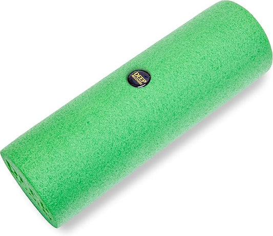 Deep Recovery Yoga Foam Roller for Physical Therapy & Exercise – Soft Back Roller for Back Pain, Legs, and Shoulders, 12in x 4in Travel Size – Deep Tissue Massage for Myofascial Release