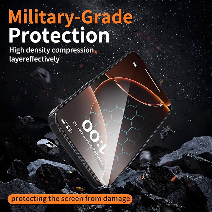 X-it 2 Packs Screen Protector for iPhone 16 6.1-inch - [Auto-Dust Removal] 9H+ Tempered Glass [10X Military Protection], Bubble Free, Case Friendly