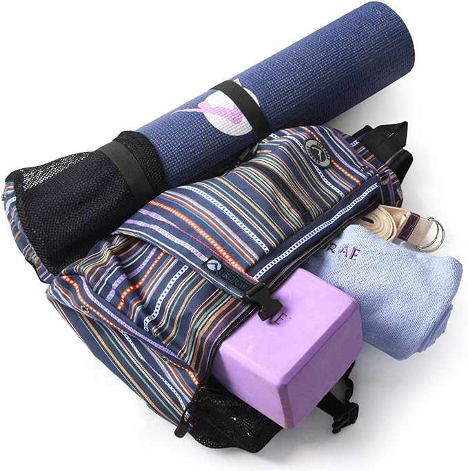 AURORAE Yoga Mat/Gym Cross-body Travel Sling Back Pack. Mat sold separately.