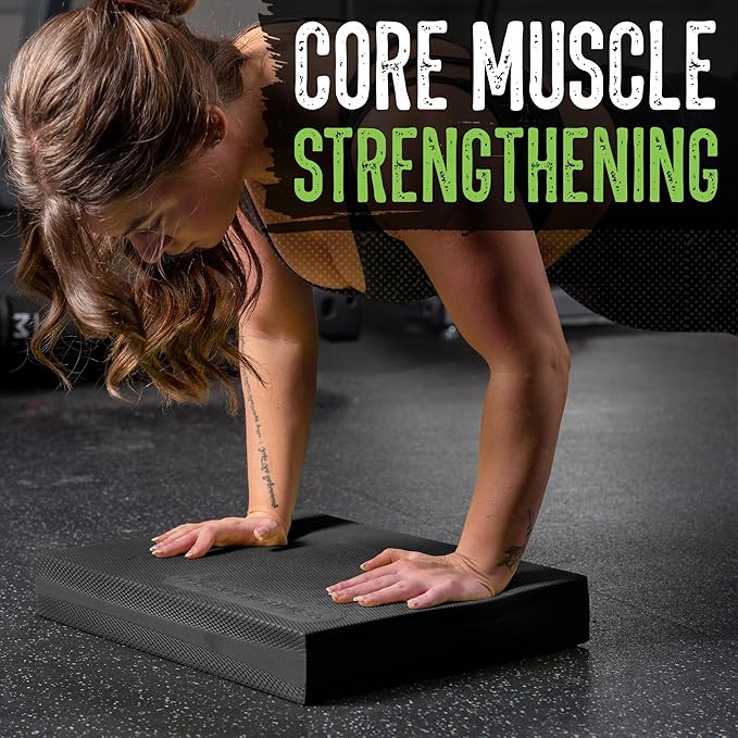 Gradient Fitness Balance Pad Foam Board Stability Cushion Exercise Trainer for Balance, Stretching, Physical Therapy, Mobility, Rehabilitation and Core Strength Training