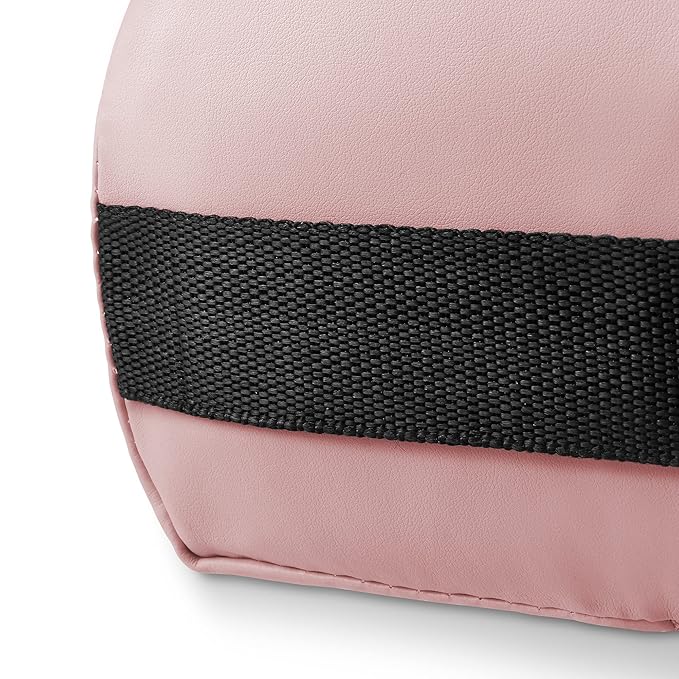 Saloniture 3/4 Round Massage Table Bolster Pillow Pad - 26 x 6 x 4-1/2 Inch - Pink