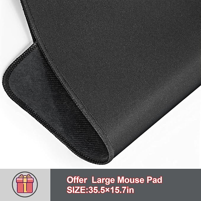 farexon Electric Standing Desk Adjustable Height,63x24 Inches Stand Up Desk, Ergonomically Curved Desktop with Outlet, Lockable Casters,27.''-46'' Lifting Range Home Office Computer Desk（Brwon