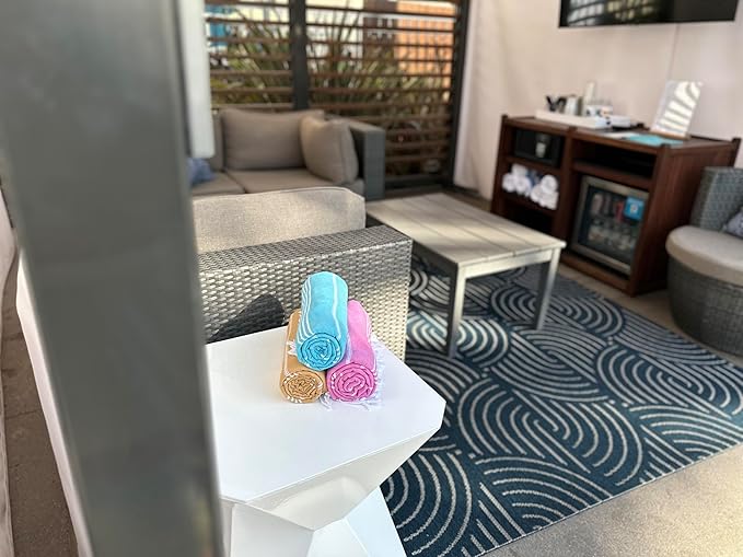 Turkish Beach Towel 100% Organic Cotton Extra Large Oversized (39 x 71 Inches) Quick Dry Sand Free Light Weight Prewashed for Bath Beach Gym Yoga Travel Towel Blanket (Lilac)