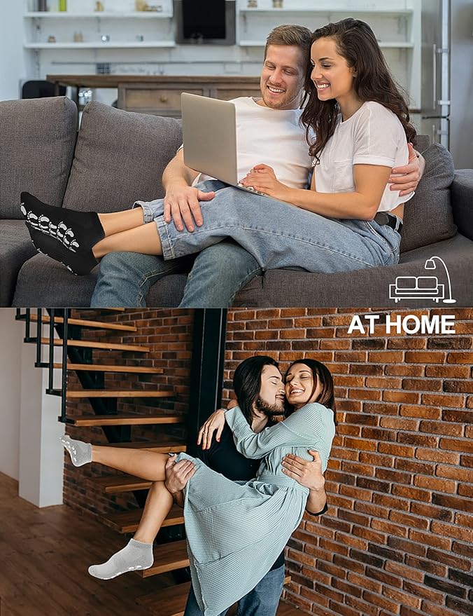 DIBAOLONG Womens & Mens Low Cut Socks, 6-Pair Ankle No Show Athletic Short Cotton Socks