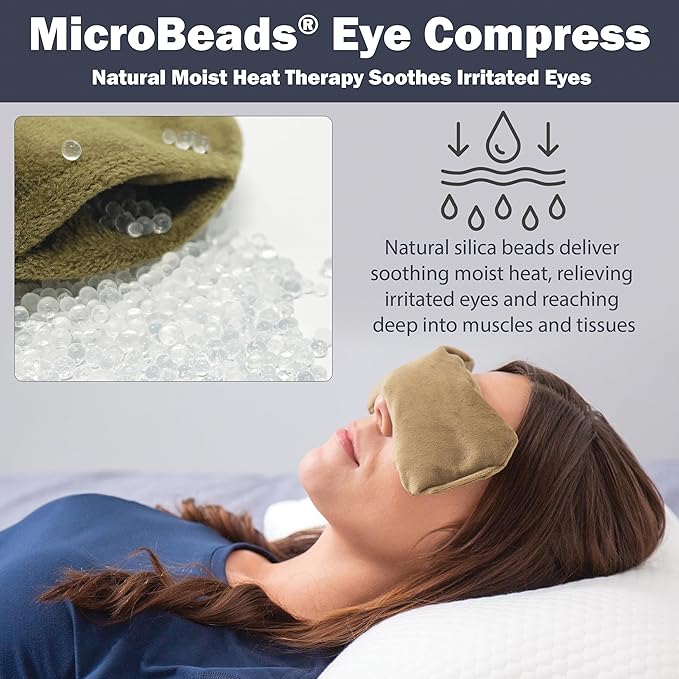 Core Products MicroBeads Eye Compress Moist Heat Therapy Pack