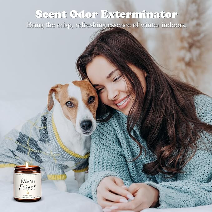 Hello Winter Candle - Soy Scented for Christmas, Home & Gifts