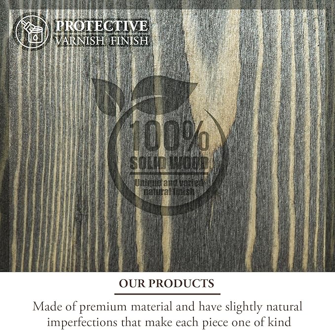 MyGift 4-Slot Vintage Brown Wood Foam Roller Storage Organizer, Wall Mounted or Floor Standing Holder Rack for Yoga Mats and Gym Accessories