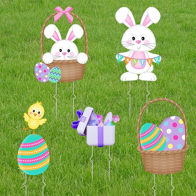 24 Pcs Yard Sign Stakes -13” Metal Wire Stakes- Heavy Duty Stainless Steel Wire Holders for Garden Lawn Yard Signs Alternative to H Frame