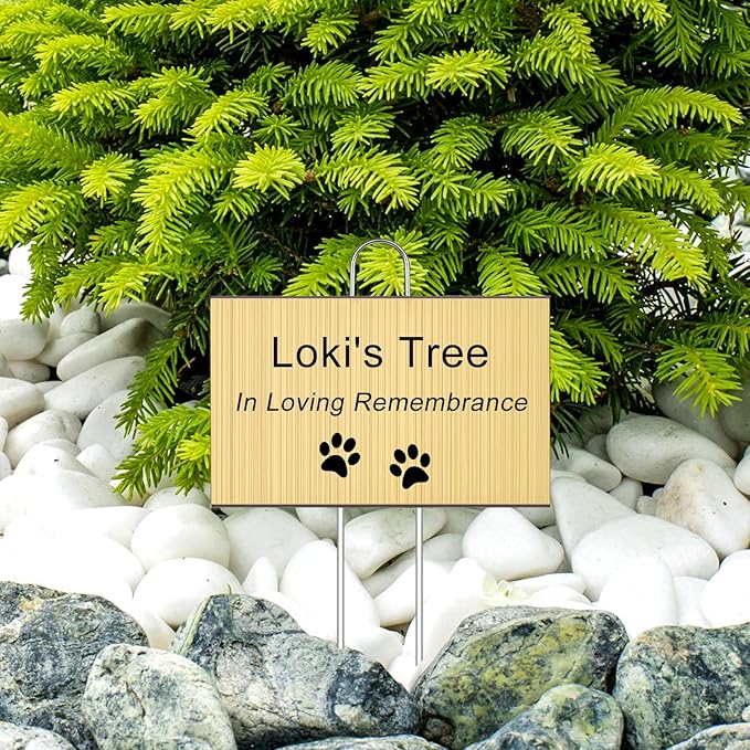 Landhoow 12 Pcs Large Garden Plant Markers Metal Plant Labels Sign 4'' x 6'' with 11'' Stake Weatherproof Waterproof Garden Sign for Outdoor Seedlings Herbs Vegetable Greenhouse, Gold