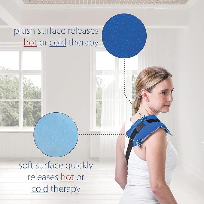 Core Products Dual Comfort CorPak – Reusable Hot/Cold Pack for Knee, Back, Shoulder, or Ankle Pain; Use Hot or Cold; Made in USA – Medium 6" x 10