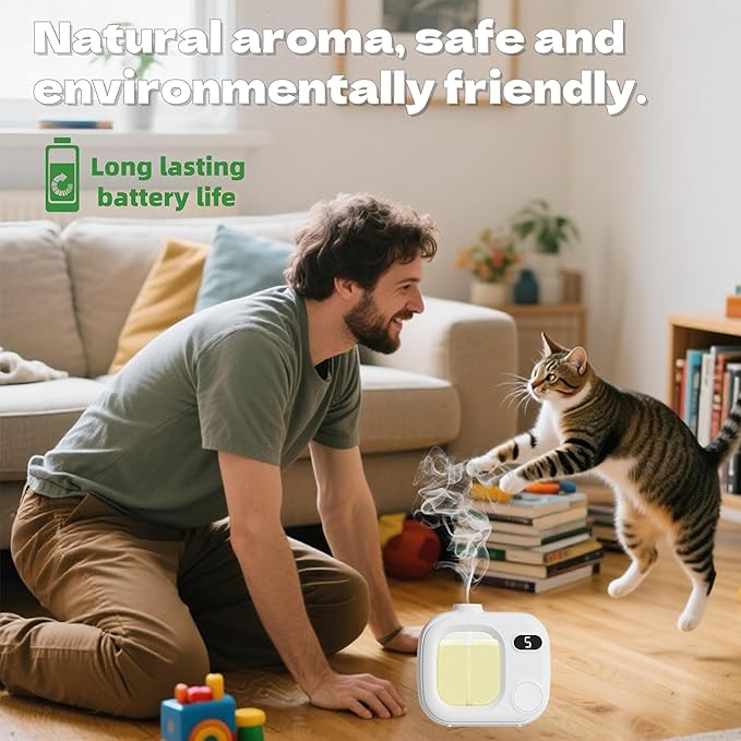 Waterless Essential Oil Aromatherapy Diffuser Mini Led Wireless Smart Aroma 360 Small Difusor Cordless for Home Large Rooms Scent Bathroom Hotel Collection Office Car Fragrance Air Scent Humidifier