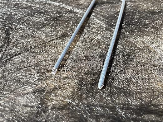 Sandbaggy 4 Inch Landscape Sod Staples | Great for Hard & Rocky Soil | Sharp Like a Knife | Tough 11 Gauge Rust-Resistant | Trusted by Farmers & Contractors Across USA (1200 Staples)