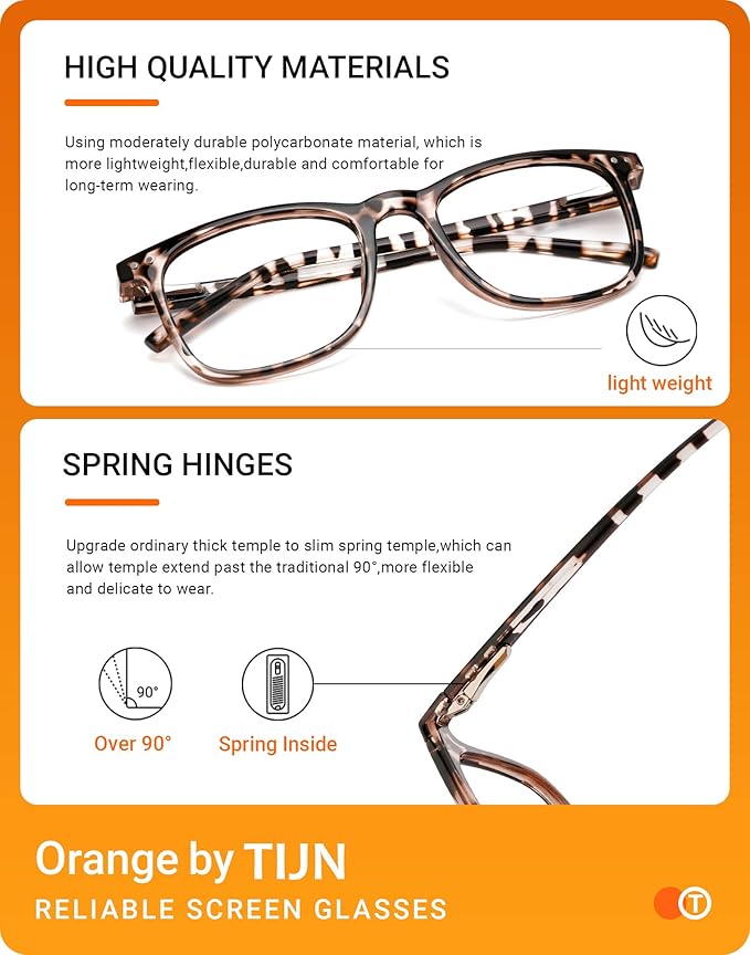 TIJN Sleep Glasses for 99% Blue Green Light Blocking Red Lens for Computer Gaming Screen Fatigue UV Protection