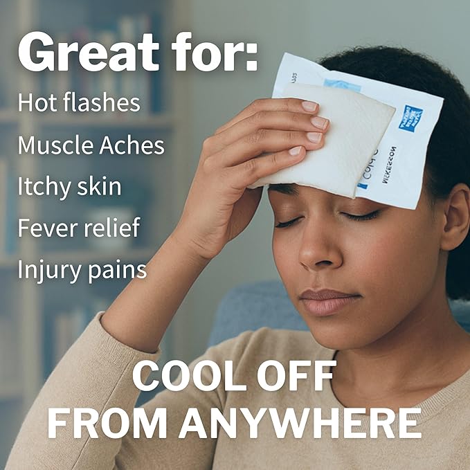 McKesson Instant Cold Packs 5" x 7" [24 Pack] - Instant Ice Packs for Injuries Disposable, Pain Relief, Swelling, Sprains - Travel Cold Compress for Sports, First Aid, Toothache